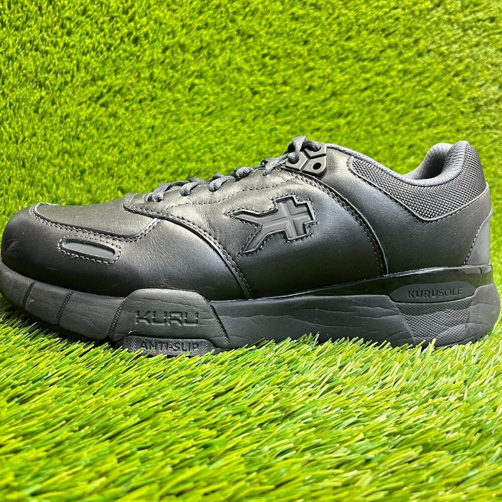 Kuru Kinetic 2.0 Womens Size 11 Black Athletic Leather Walking Shoes Sneakers - Picture 3 of 10